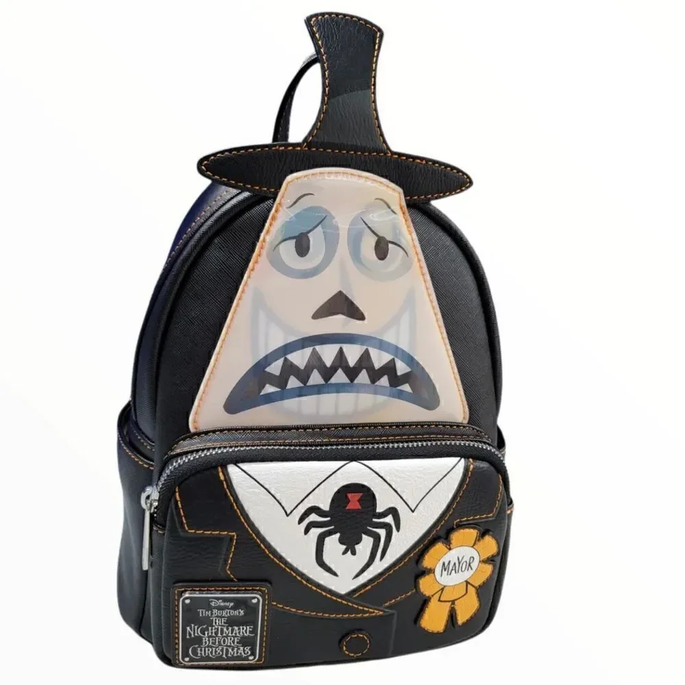NBC Mayor Cosplay Loungefly x Disney Backpack NWT Nightmare Before Christmas